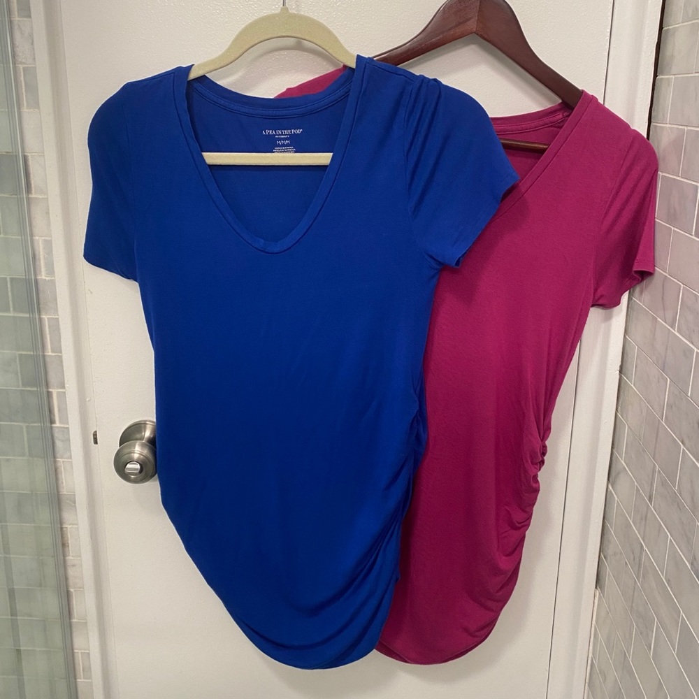 2 Pea in a Pod short sleeve tops tunics tshirts